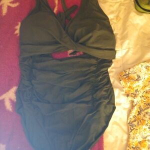 Chic Black One-Piece Swimsuit